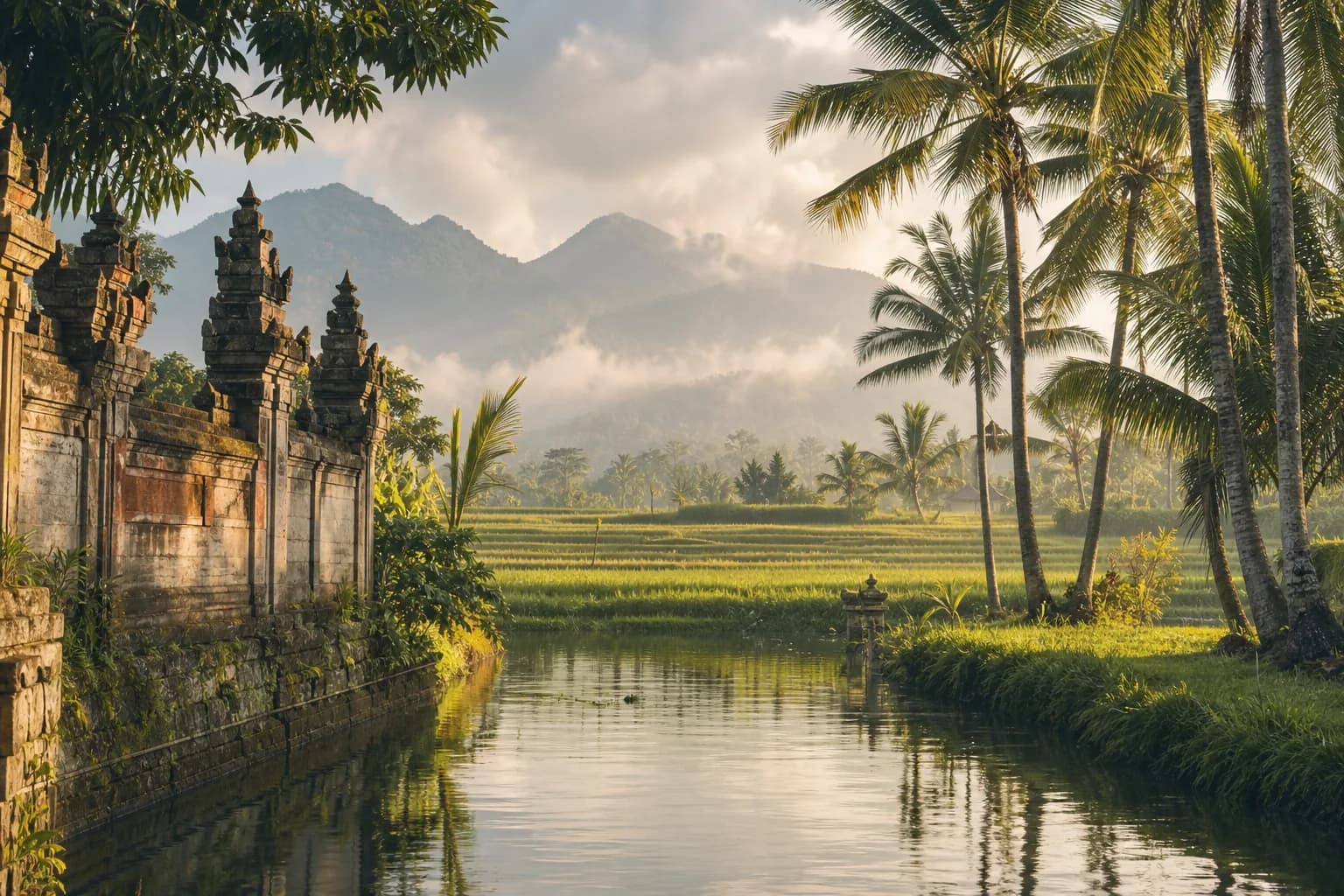 Bali travel scene with Escape Muse editorial mood.