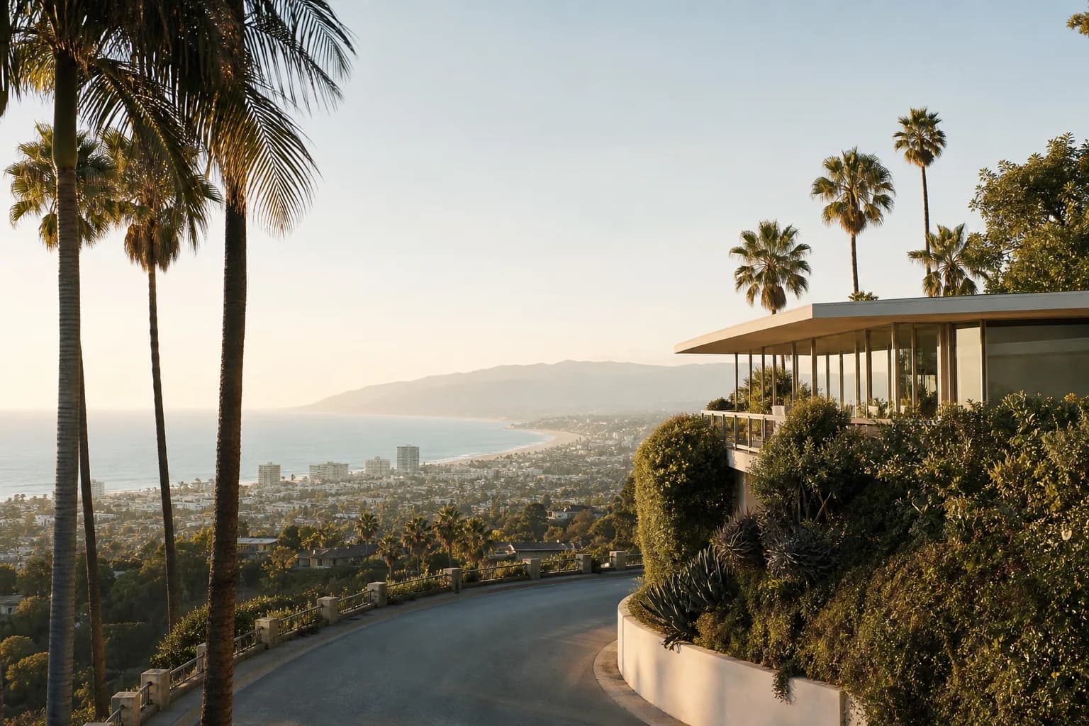 Los Angeles travel scene with Escape Muse editorial mood.